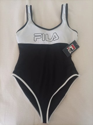 Bañador Fila Negro y Blanco Nuevo