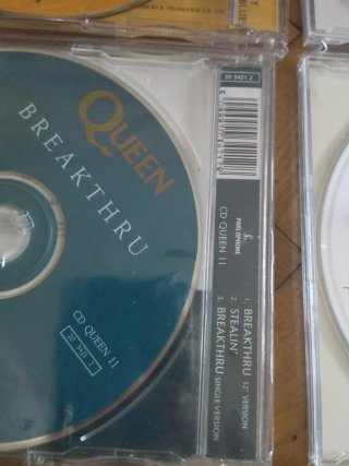 Lote CD Singles Queen The Miracle
