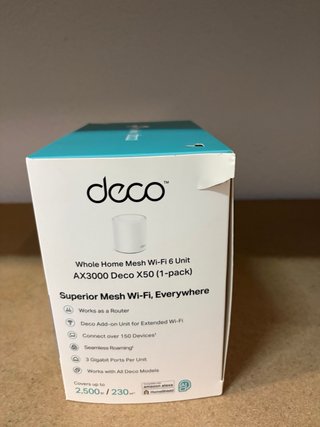 TP-Link Deco X50 WiFi 6 AX3000 Unidad