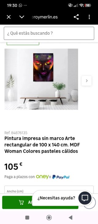 Cuadro Grande Arte Abstracto Mujer Galaxia