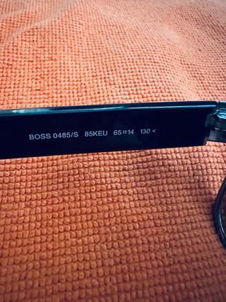 Gafas Hugo Boss Hombre Negras y Plateadas