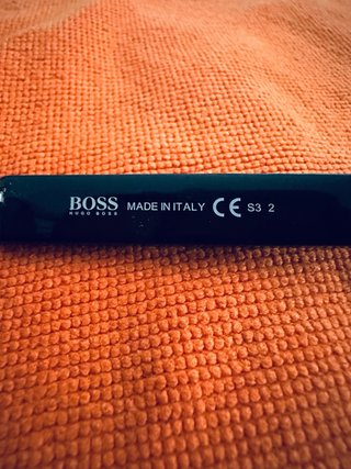 Gafas Hugo Boss Hombre Negras y Plateadas