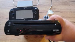 Nintendo Wii U Negra con juegos y accesorios