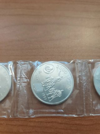 5 Monedas 2000 Pesetas Conmemorativas