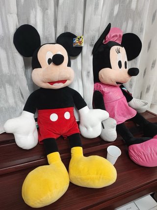 Peluche Gigante Minnie e Topolino Disney