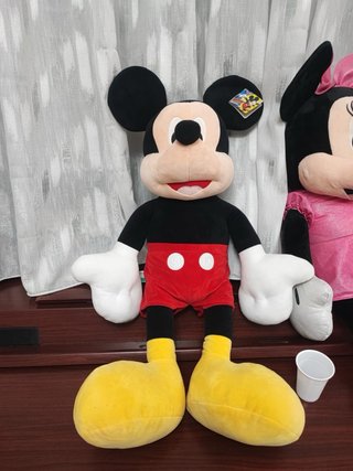 Peluche Gigante Minnie e Topolino Disney