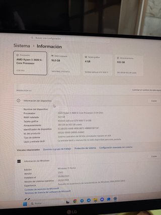 PC Gaming Ryzen 5 3600 | GTX 1050 Ti | 16GB RAM |