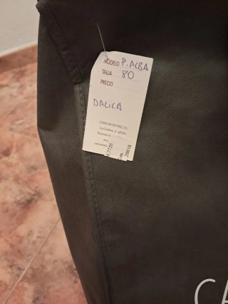 Cancán para niña traje de fallera blanco talla 80