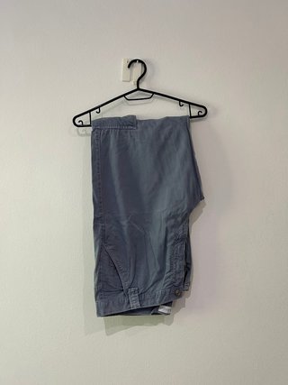 Pantalón cargo azul Zara