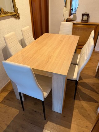 Mesa comedor y 6 sillas
