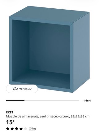 Estantería cubo Eket Ikea