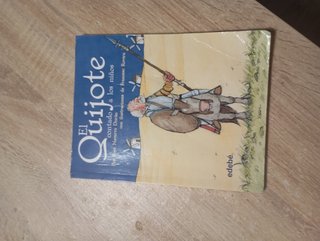 Libro del quijote versión infantil
