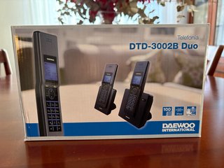Teléfono Inalámbrico Daewoo DTD-3002B Duo