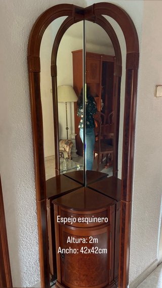 Mueble Bar Esquinero Madera