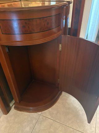 Mueble Bar Esquinero Madera
