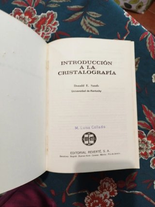 Introducción a la cristalografía