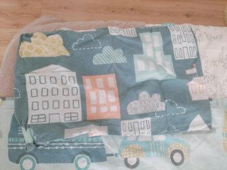 Juego de sábanas infantil con coches
