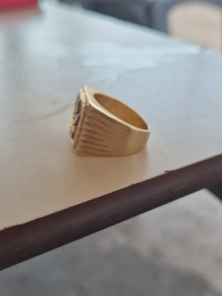 Anillo Oro 18K Hoja 23g