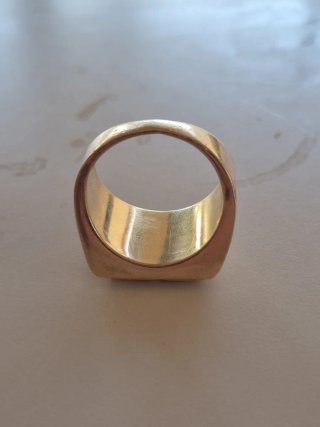 Anillo Oro 18K Hoja 23g