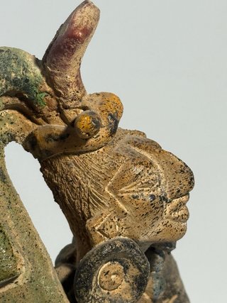 Silbato / figura Maya Antropomorfa Jaina