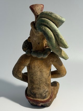 Silbato / figura Maya Antropomorfa Jaina