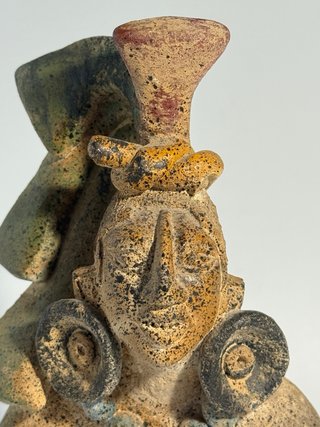 Silbato / figura Maya Antropomorfa Jaina