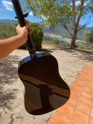 Guitarra Acústica Fender Negra CD-60