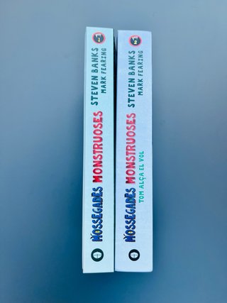Lote 2 libros Mossegades Monstruoses – Catalán