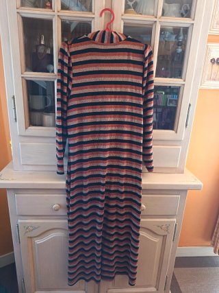Vestido Amitié Rayas Talla XL