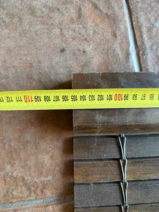 Persianas de madera para ventana