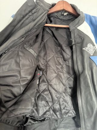 Chaqueta de piel para moto