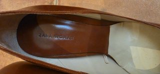 Zapatos de tacón Zara Mujer Marrones