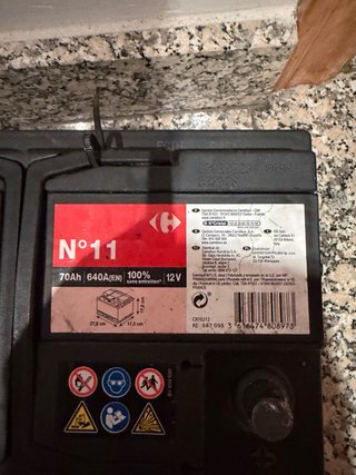 Batería Coche 70Ah 640A(EN) 12V