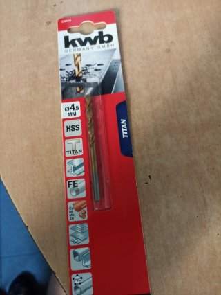 Broca HSS Titan 4.5mm KWB