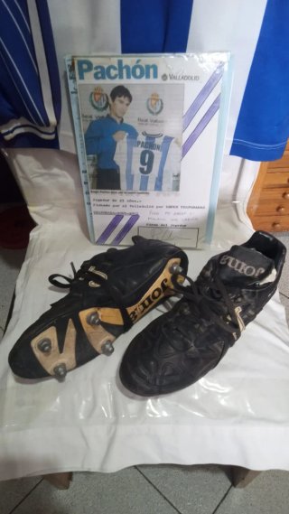 Camiseta Leganés 1993 Sergio Pachón + botas de fút