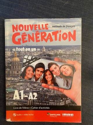 Libro d Frances 1 bachillerato Nouvelle Generation