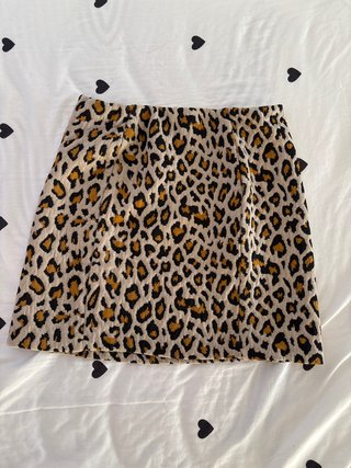 Falda leopardo talla S