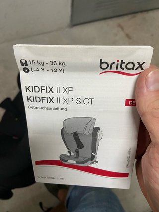 Silla Alzador Coche Britax Römer Negra
