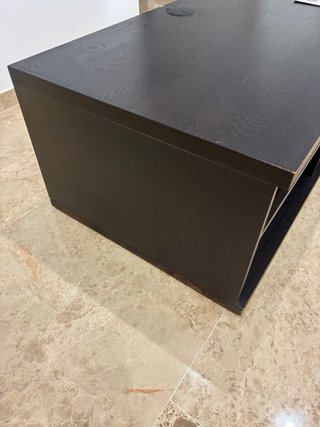 Mueble TV IKEA Bonde, color negro marrón