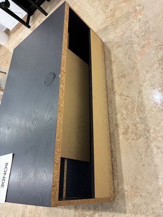 Mueble TV IKEA Bonde, color negro marrón