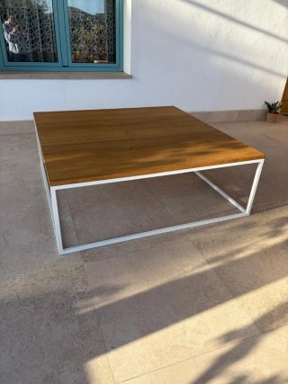 Mesa de centro madera y metal