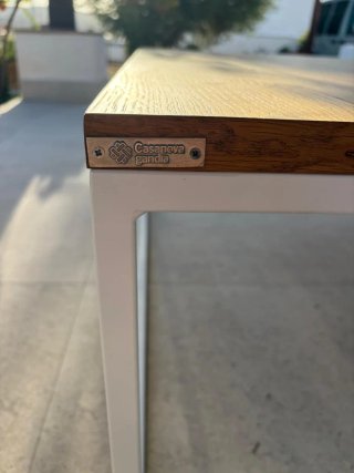 Mesa de centro madera y metal