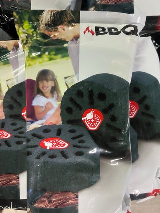 Briquetas para barbacoa de madera
