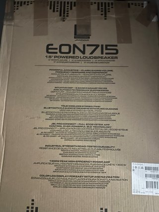 Pareja Altavoces JBL EON 715 nuevos