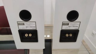Altavoces Triangle Blancos y Negros
