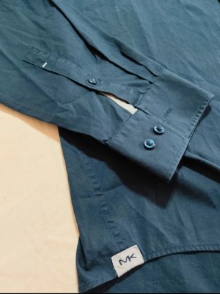 Camicia uomo Michael Kors Slim Fit blu