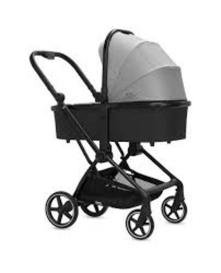 Carrito de bebé gris