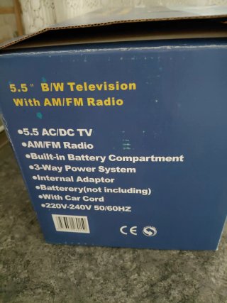 Mini TV Euro Kalac antigua con radio