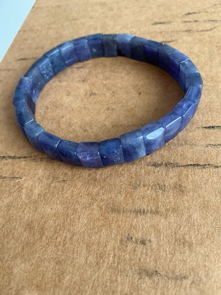 Pulsera de Tanzanita Facetada