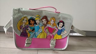 Bolso infantil Disney Princesas Rosa y Plateado